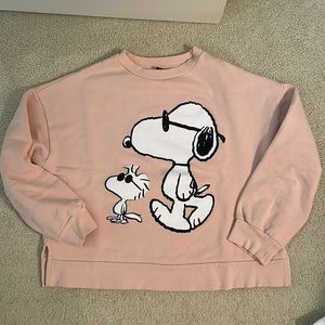 Snoopy Pink Sweatshirt